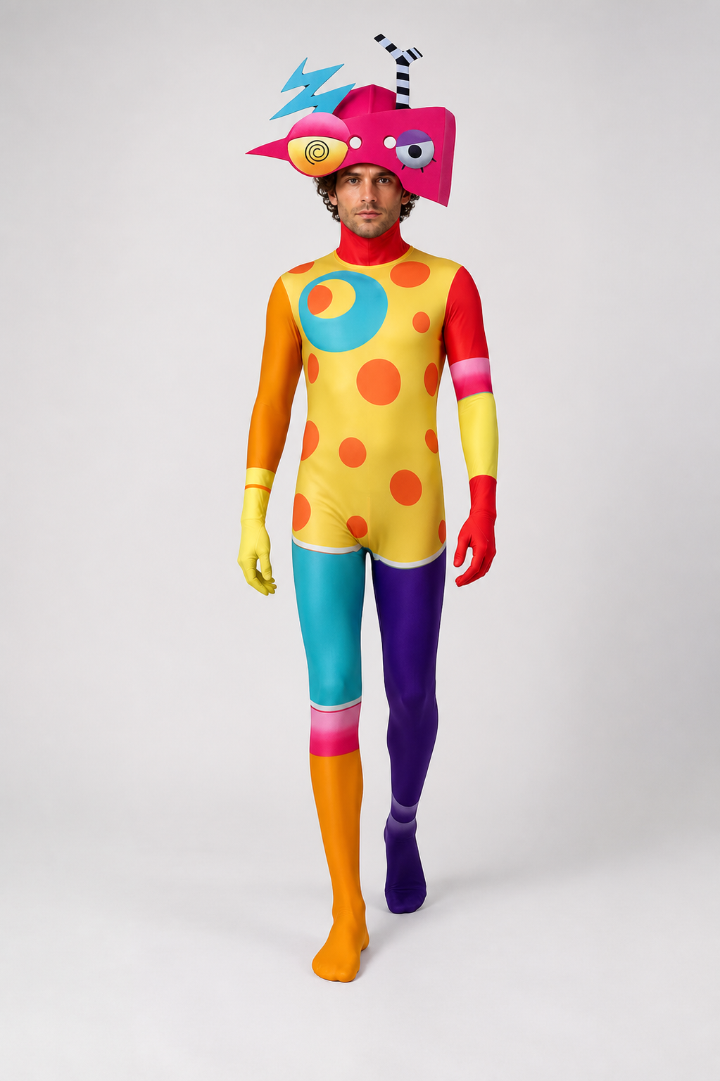 One-Piece Cosplay Costume with Long Sleeves Costumes detail 2