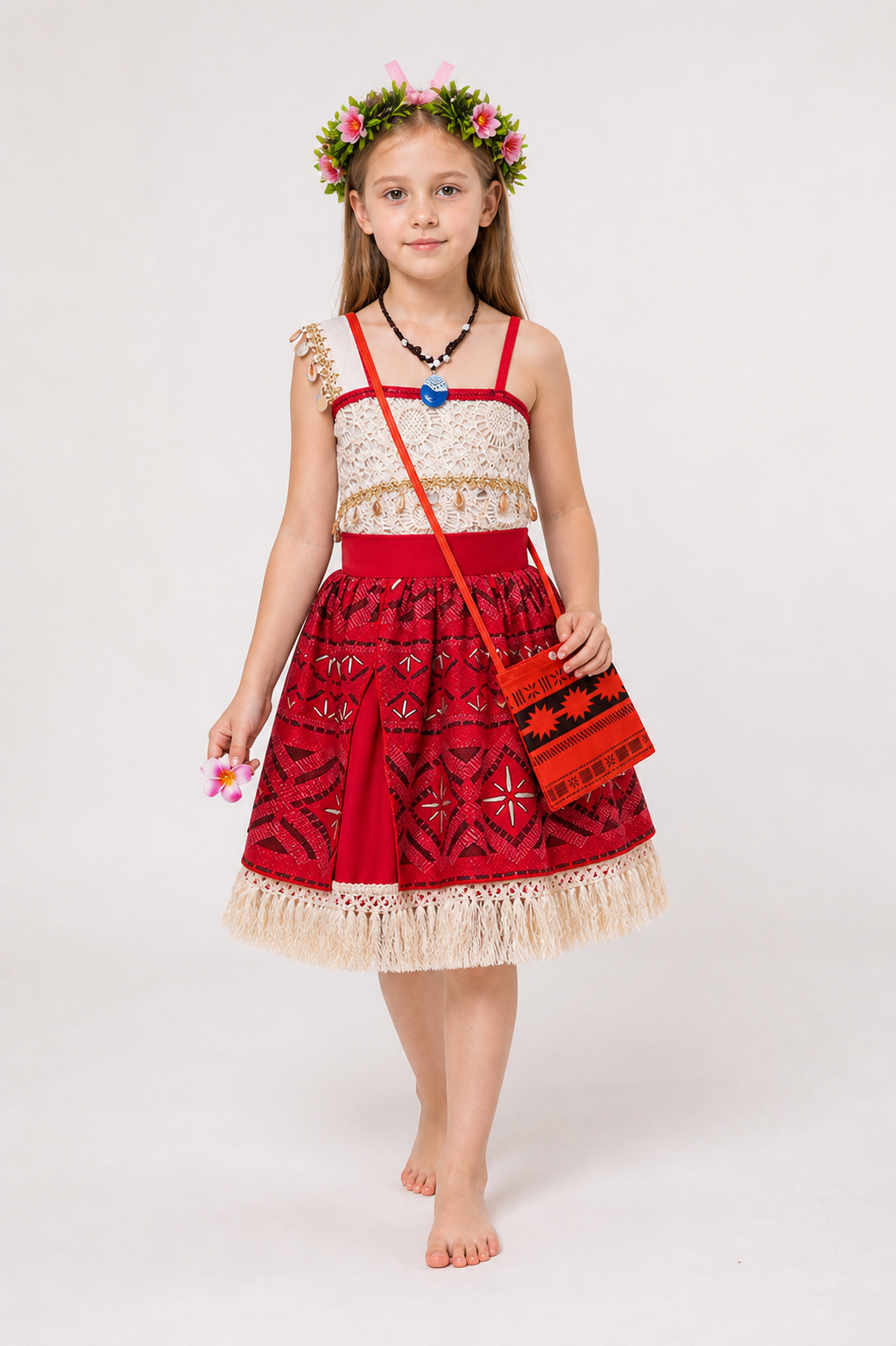 Children's Halloween Dress with Handbag and Wreath Costume Dresses detail 2