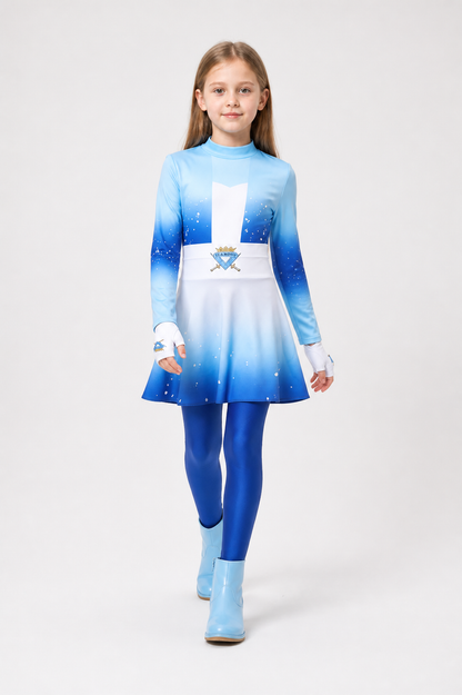 Gradient Princess Dress with White Insert (Halloween) Costume Dresses detail 2