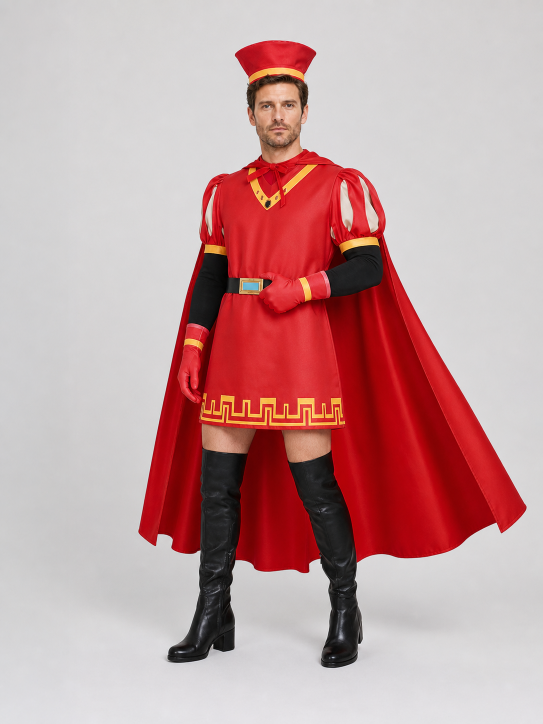 Lord Farquaad Cosplay Costume with Cape and Hat Costume Capes detail 2
