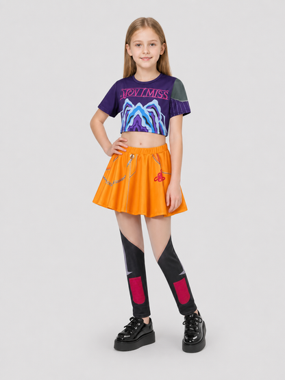 Cosplay Costume Set with Top and Skirt Costumes detail 2