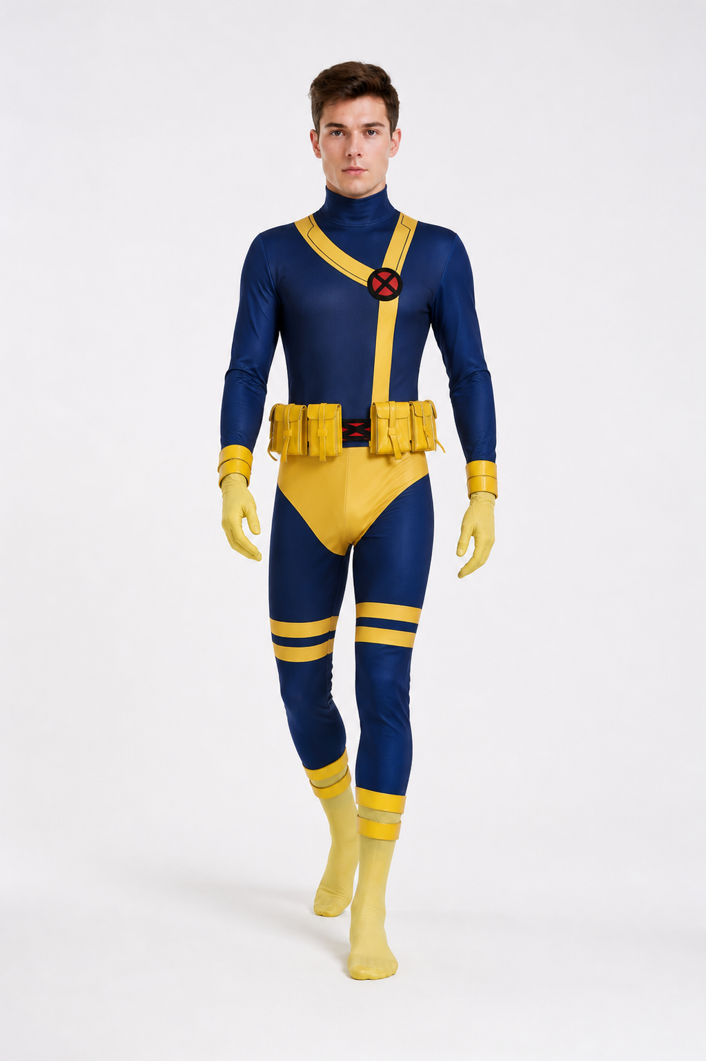 Cyclops X-Men ’97 Cosplay Jumpsuit, 6 Pieces product detail 2
