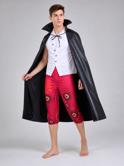 Pirate Cosplay Costume: Cape, Vest, and Pants