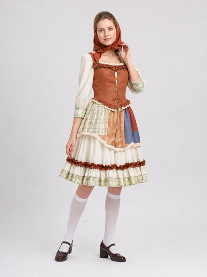 Red Riding Hood Carnival Dress for Cosplay Costume Dresses detail 2