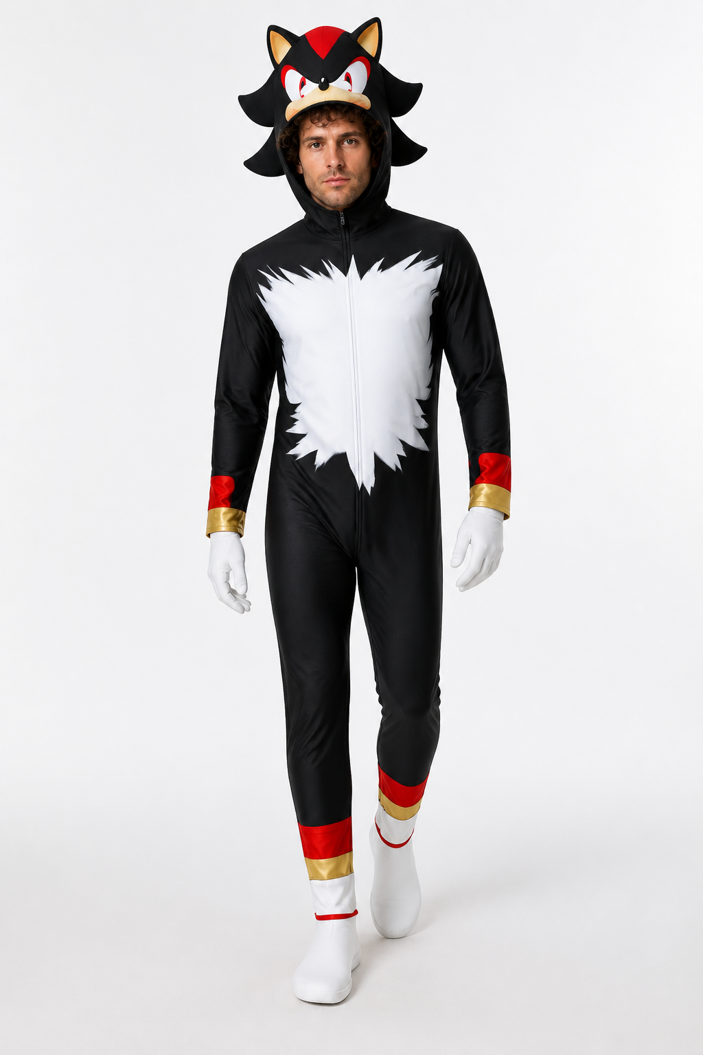 Sonic One-Piece Costume with Hood and Gloves Costumes detail 2