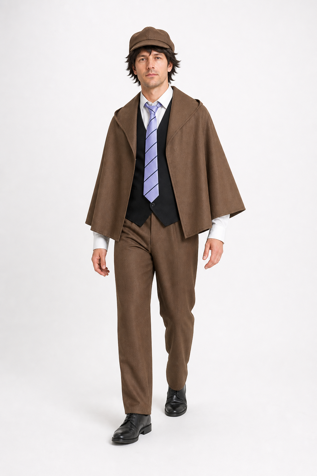 Edogawa Ranpo Cosplay Costume with Hat and Wig Costume Wigs detail 2