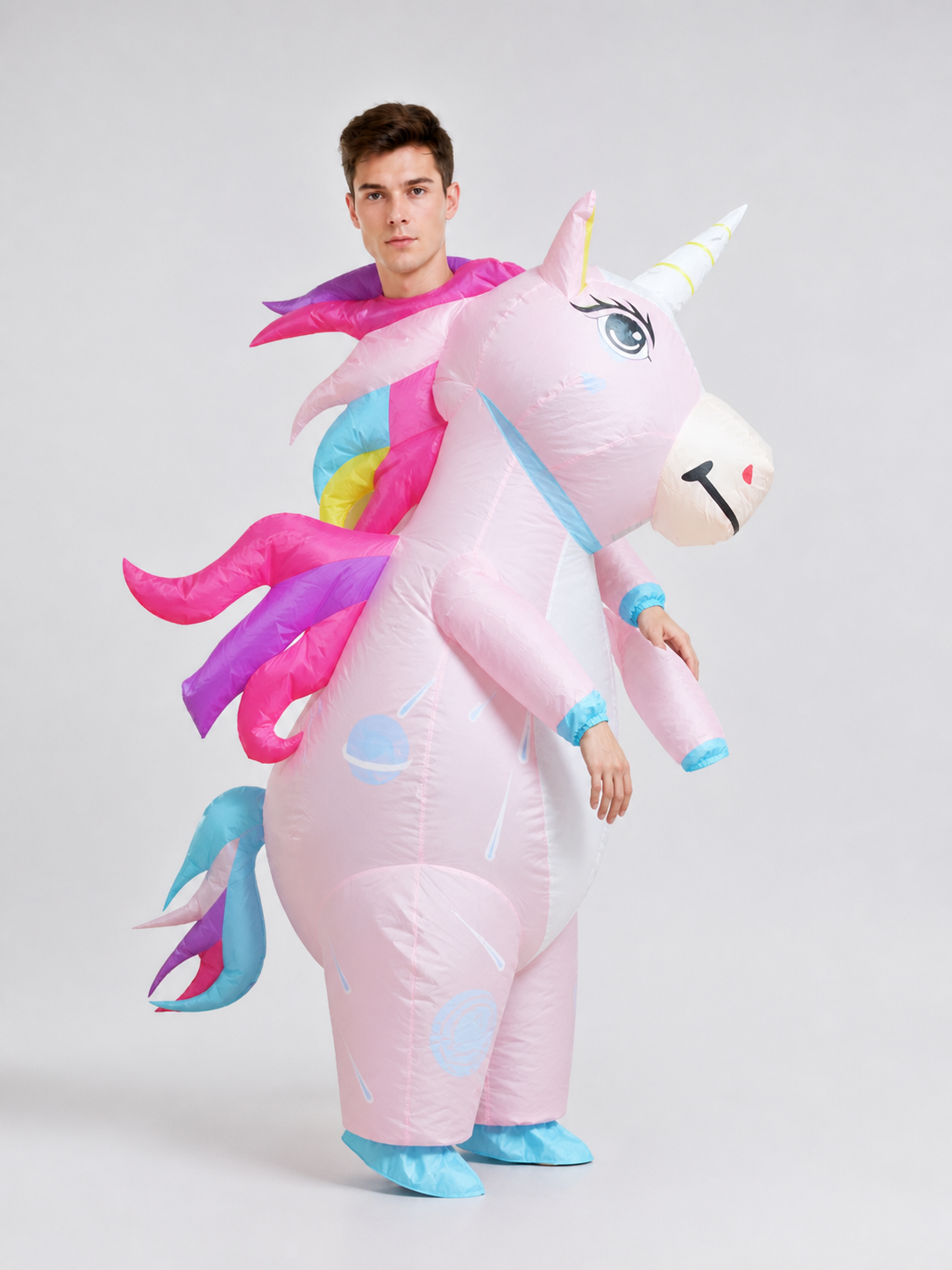 Inflatable Unicorn Costume with Wings for Parties