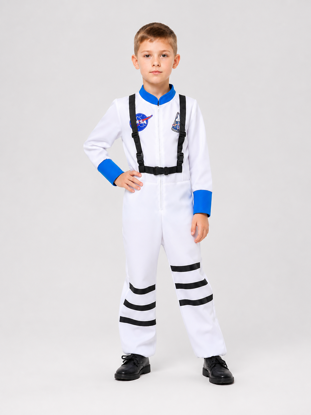 Astronaut Costume, White Cosplay Jumpsuit Costumes detail 2