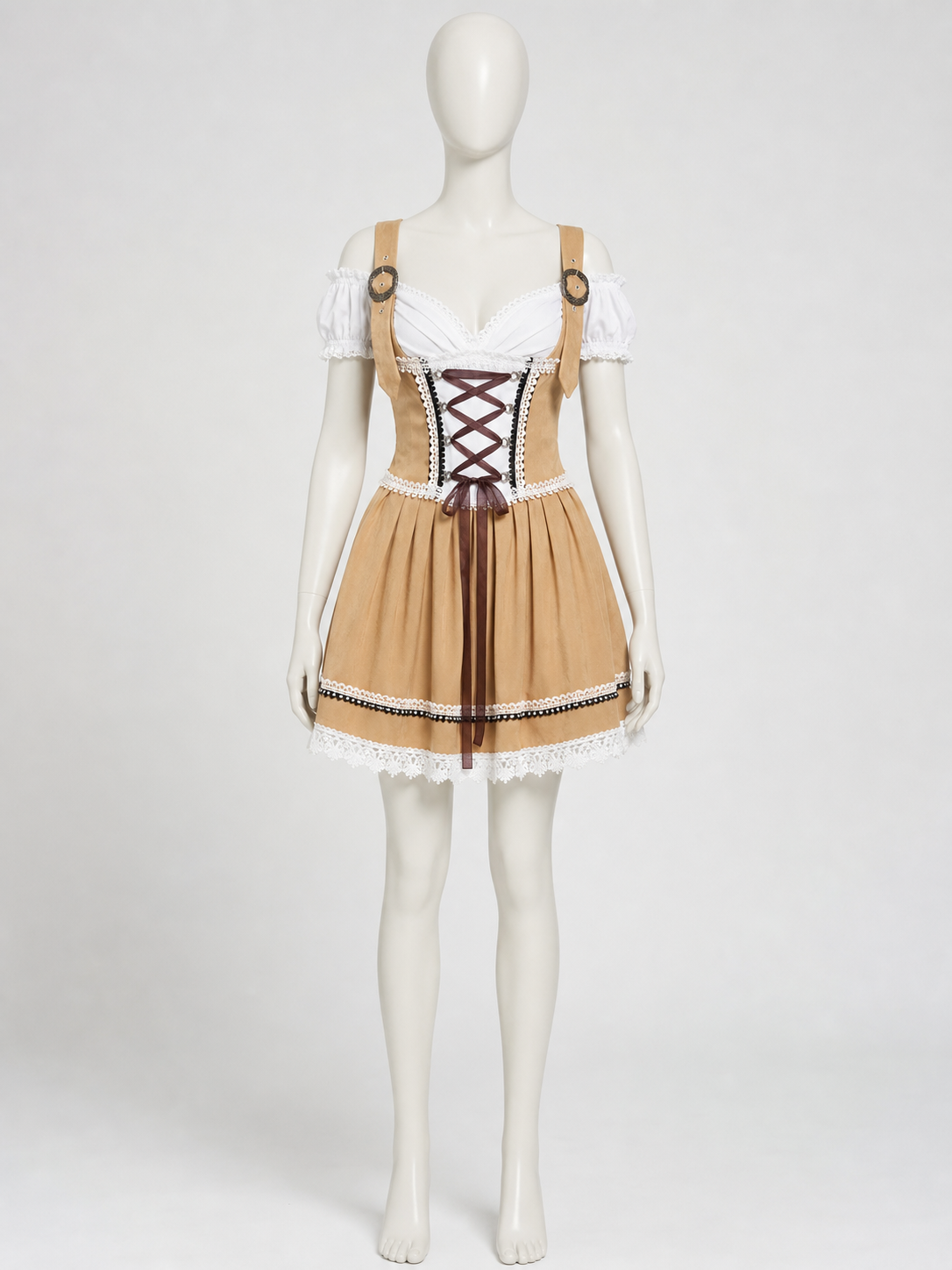 Historical-Style Ethnic Costume with Full Skirt
