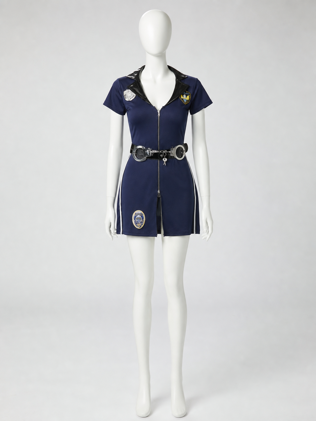 Police Officer Cosplay Costume, One-Piece Jumpsuit