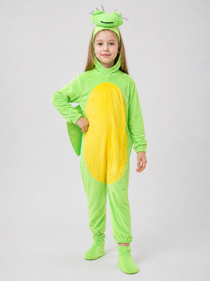 Mantis Costume, Green Hooded Jumpsuit Costumes detail 2
