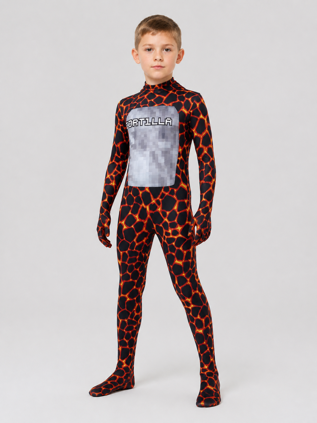 Lava Gorilla One-Piece Jumpsuit Costume for Cosplay Costumes detail 2