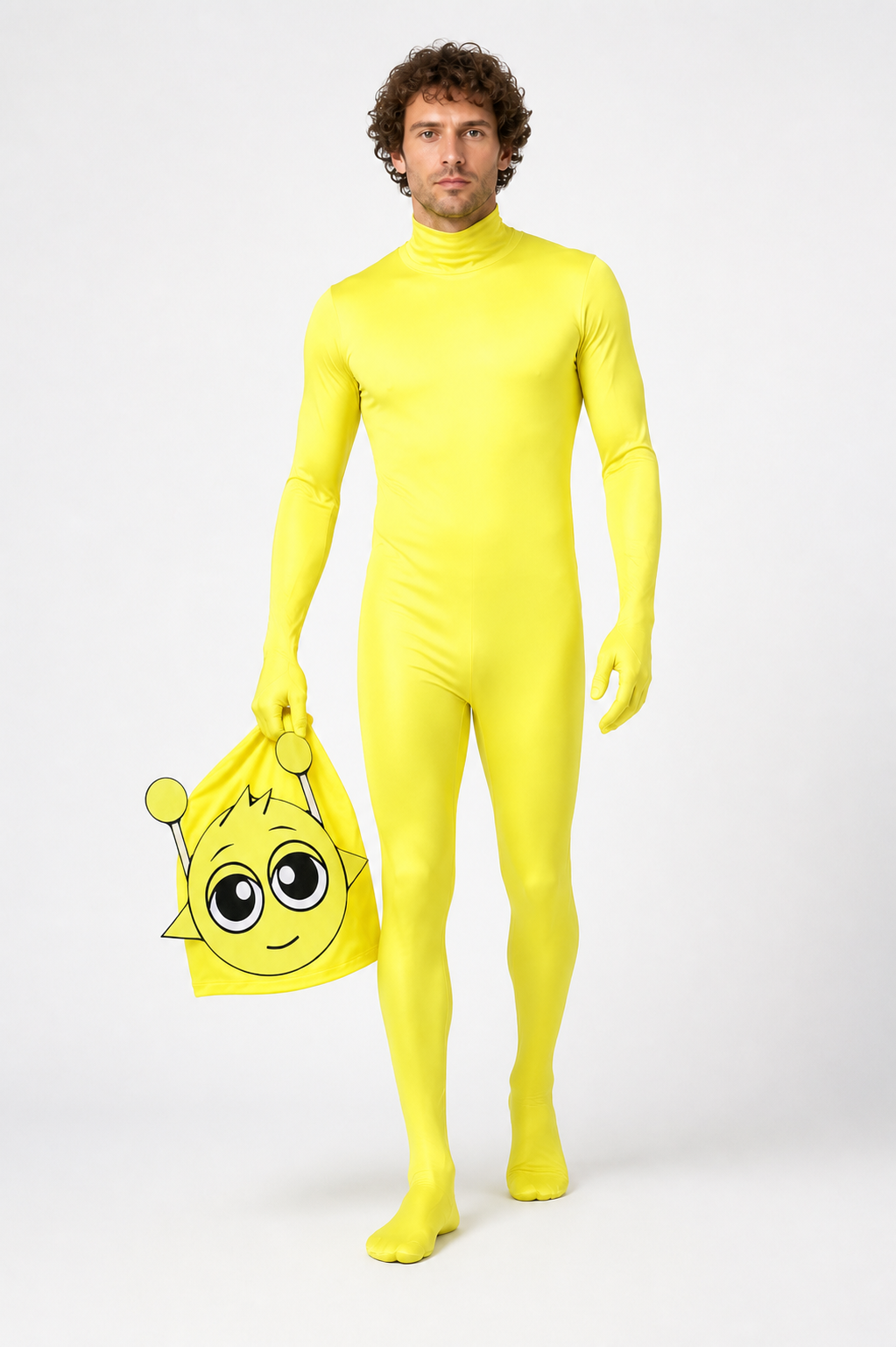 Yellow Hooded Alien Jumpsuit product detail