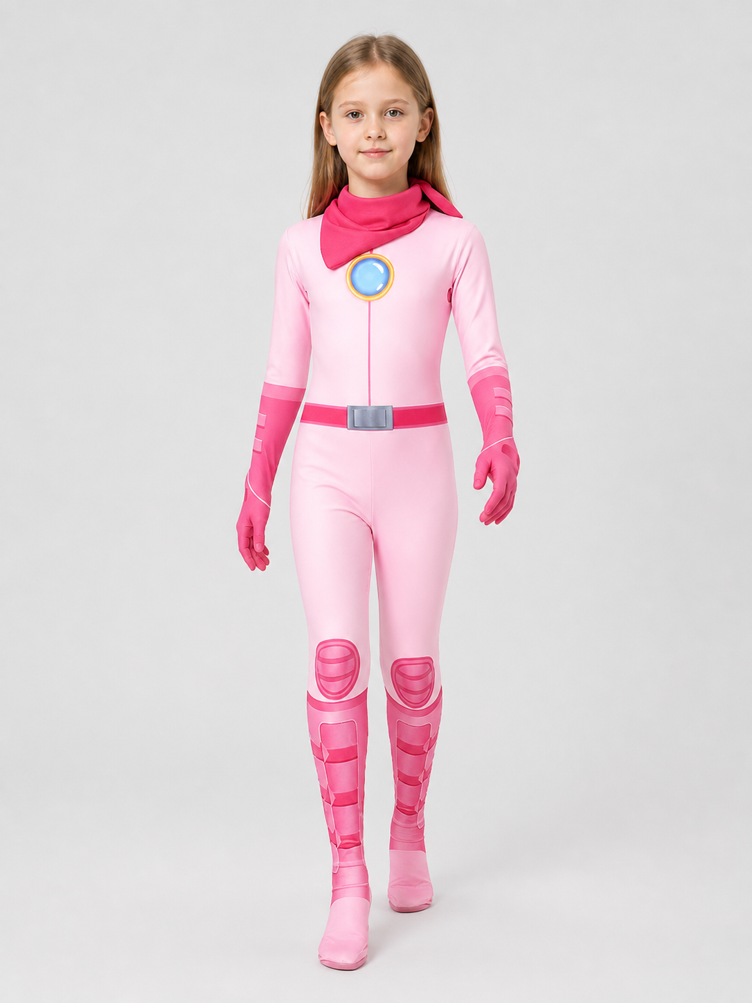 Princess Peach Super Mario Cosplay Costume, Jumpsuit Costumes detail 2