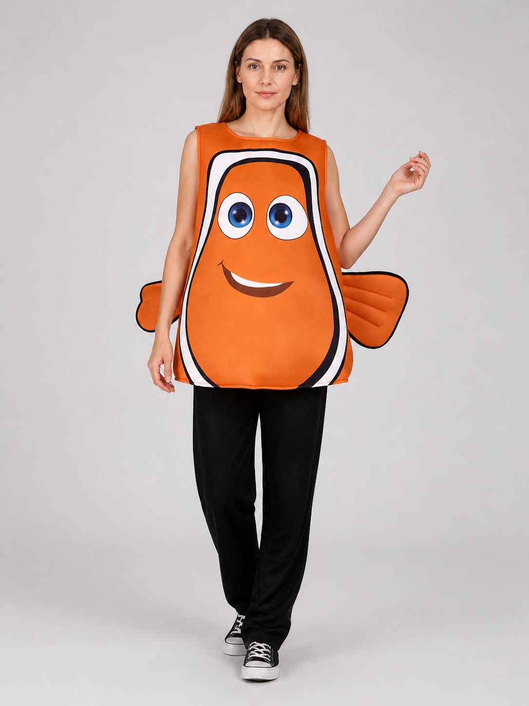 Nemo Fish Cosplay Costume, Orange, with Fins Costumes detail 2