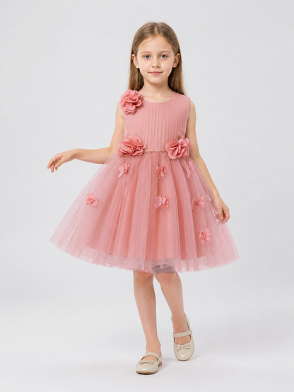 Flower Tutu Dress for Performances and Weddings