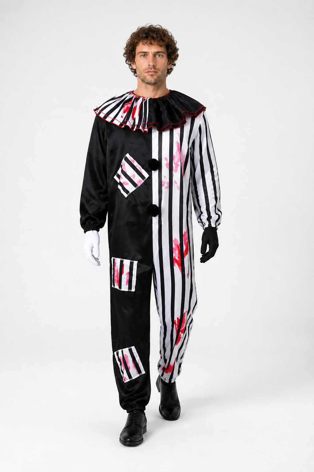 Clown Costume Jumpsuit for Cosplay and Stage Costumes detail 2