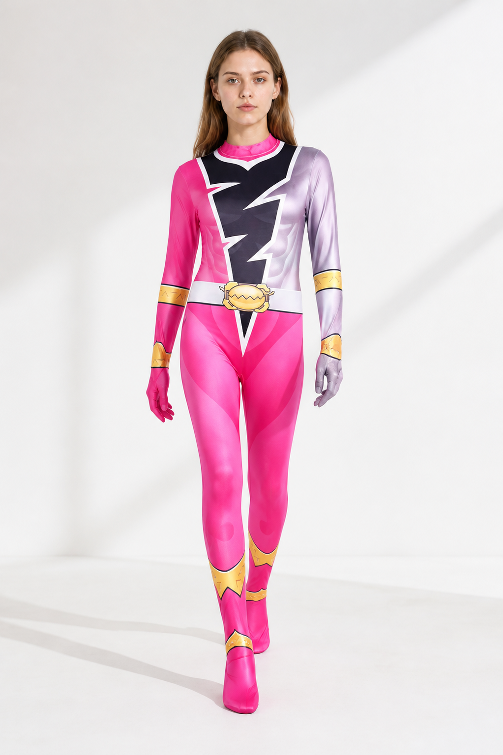 Knight Dragon Costume, One-Piece Hooded Jumpsuit Costumes detail
