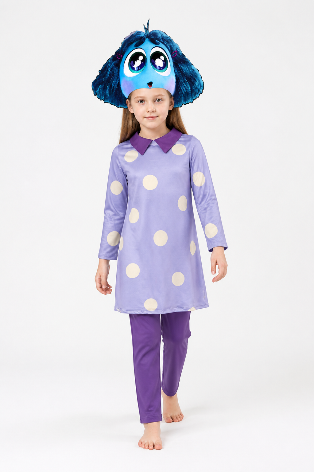 Joy Costume, Light Purple with Dots, from Inside Out 2 Costumes detail 2