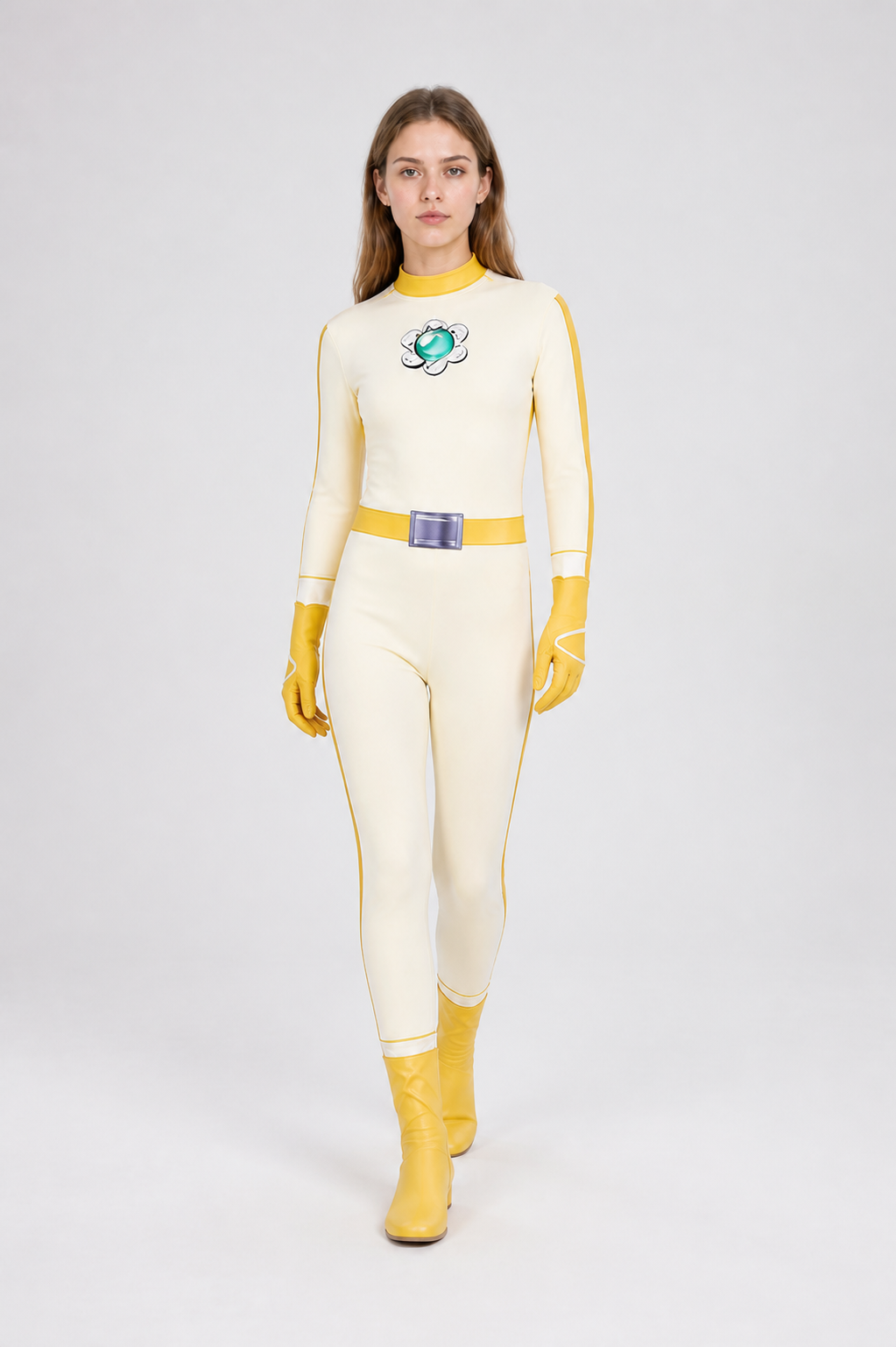 Super Mario Cosplay Jumpsuit with Emblem