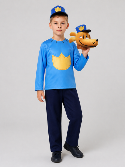 Dogman Cosplay Costume, Set with Mask and Hat Costume Masks detail 2