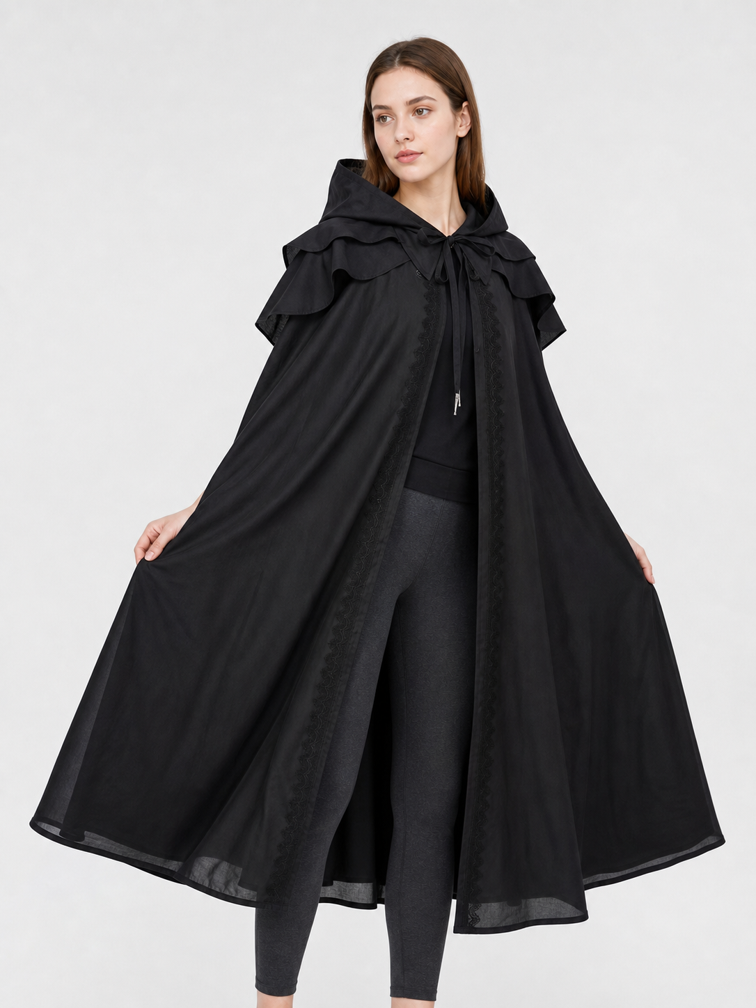 Medieval Hooded Cape for Cosplay