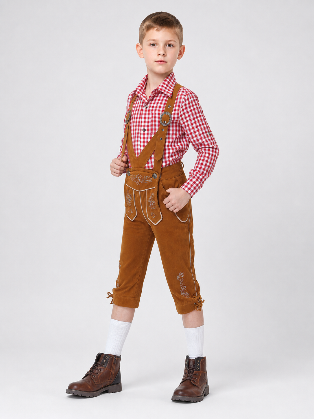 Bavarian Costume for Celebrations: Shirt and Pants