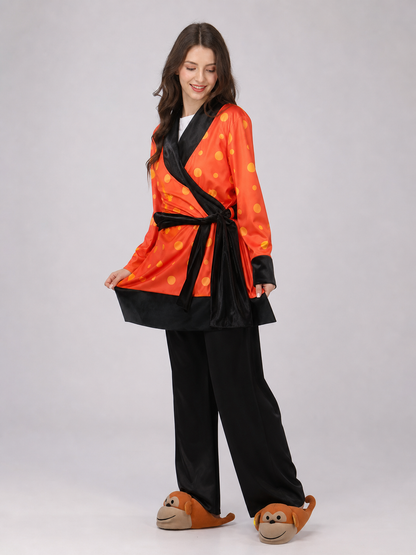 Costume with Tunic, Pants, and Slippers