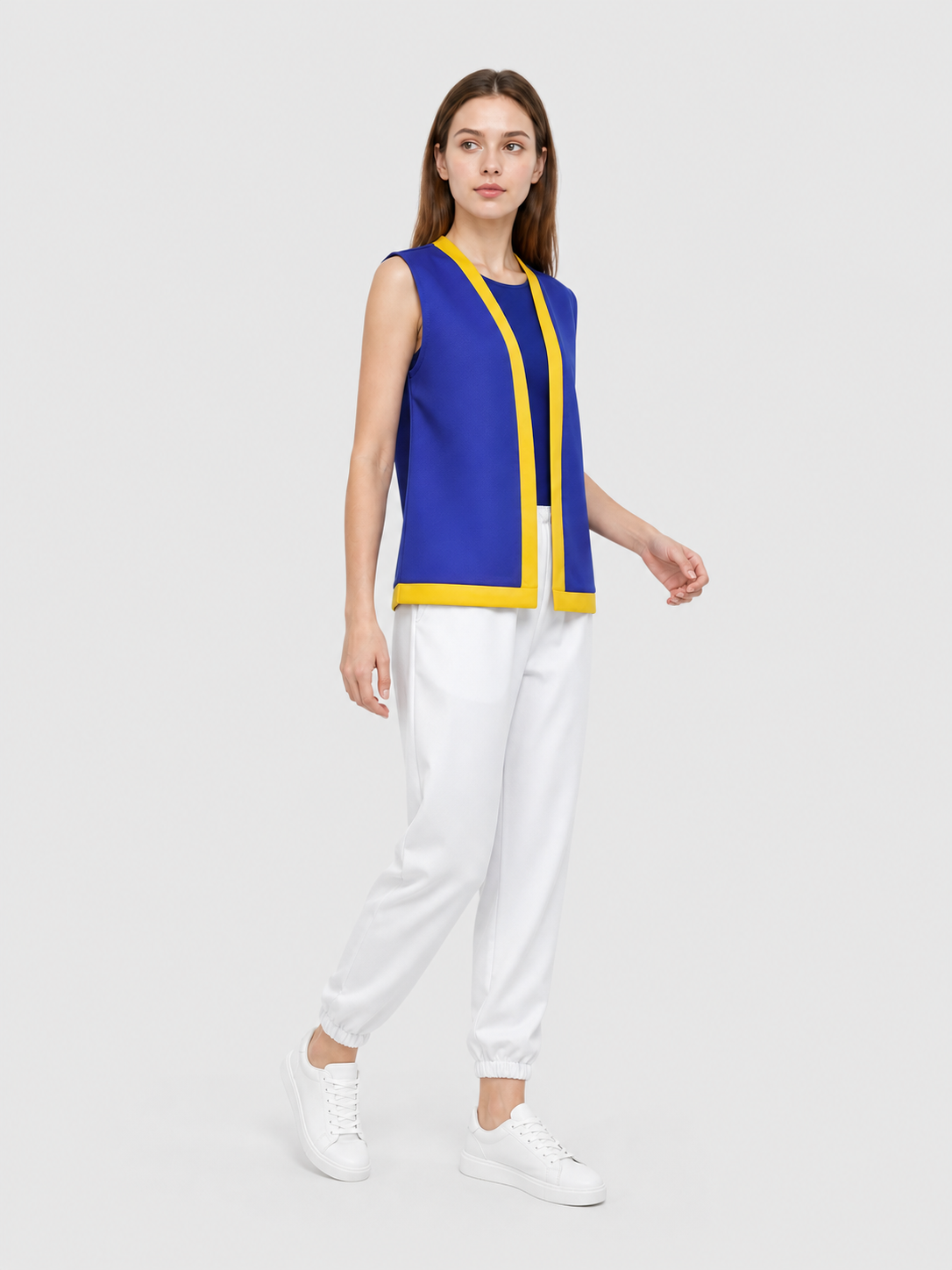Cosplay Costume: Vest, Pants, and Mushroom Hat