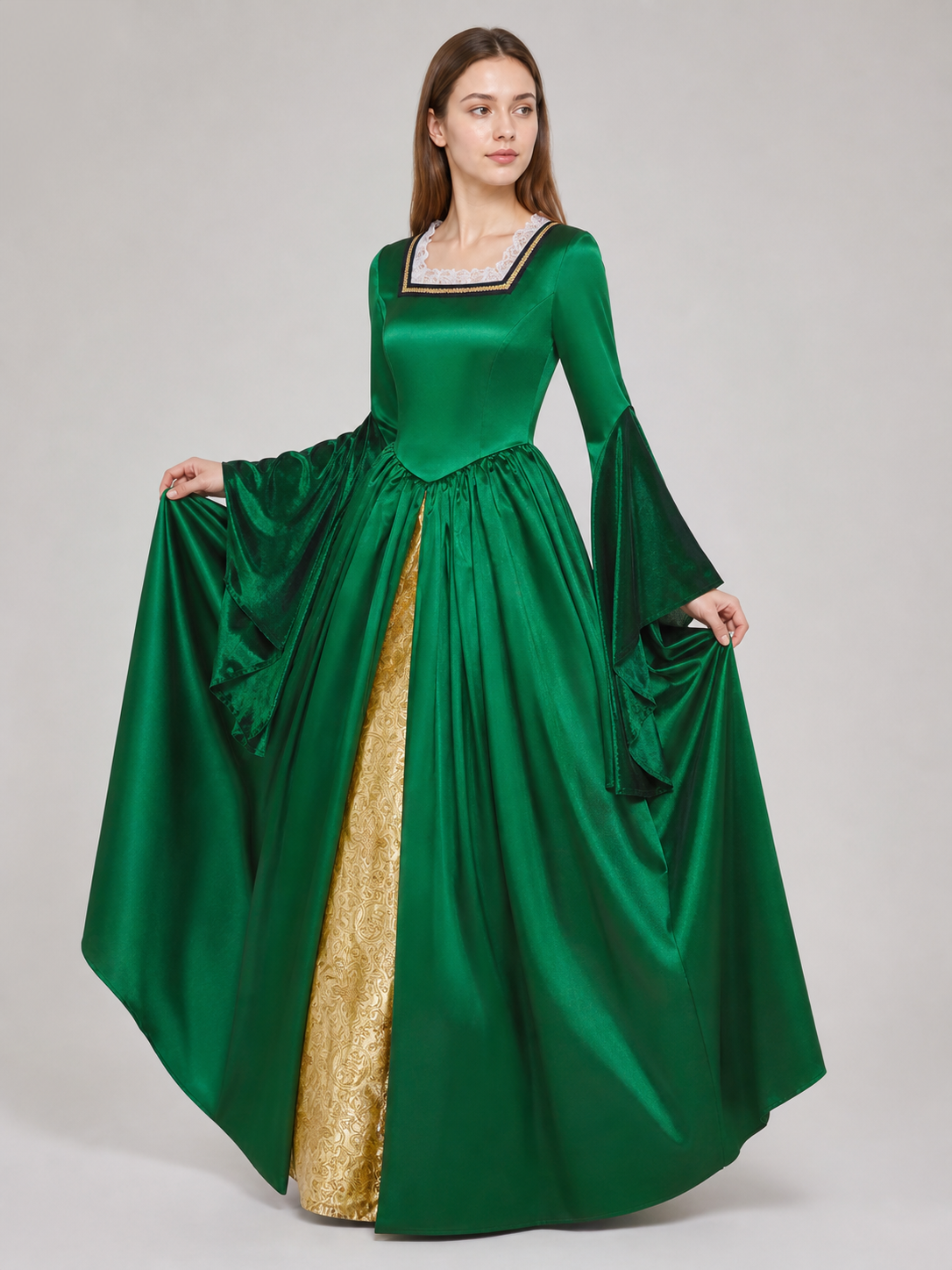 Full-Skirted Tudor-Style Cosplay Dress