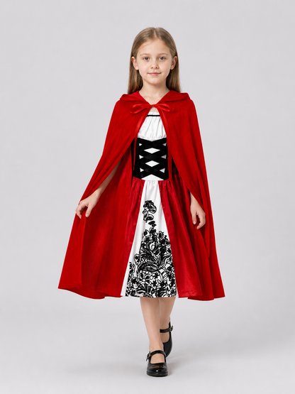 Halloween Costume: Dress and Red Hooded Cape Costume Dresses detail 2