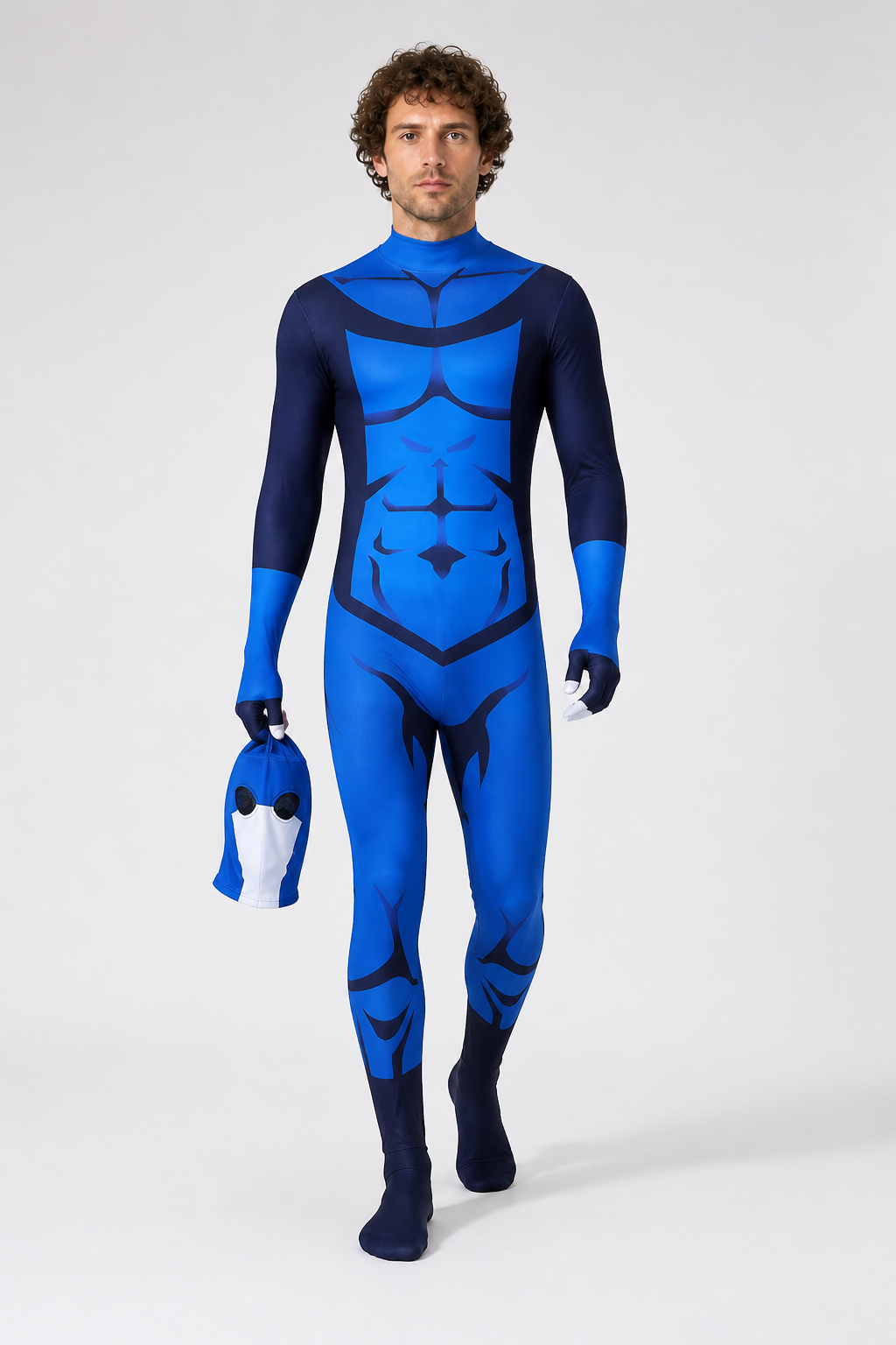 Mark Grayson Cosplay Jumpsuit with Mask Costume Masks detail 2