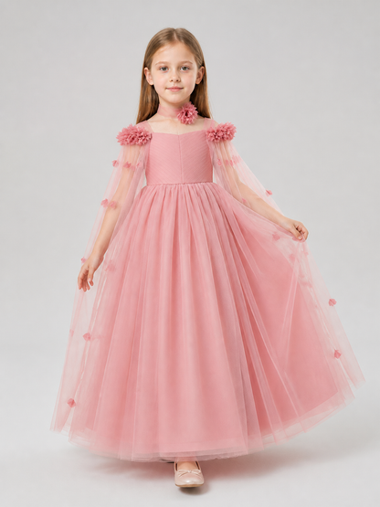 Full-Length Dress with a Layered Tulle Skirt Costume Dresses detail 2