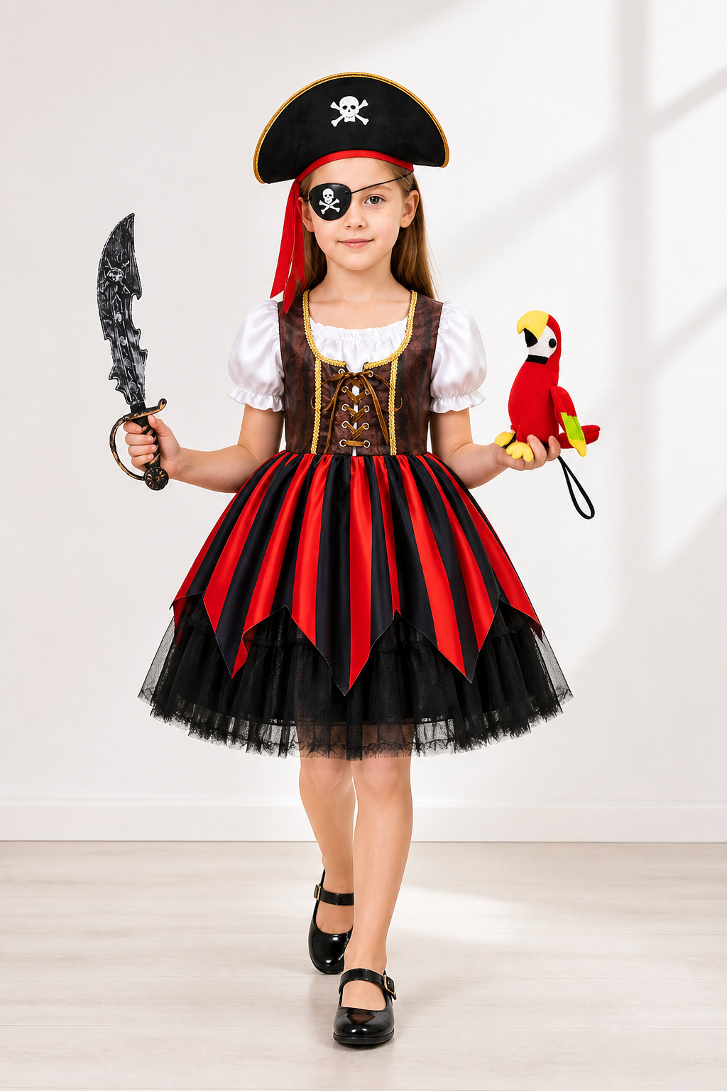 Pirate Costume with Dress and Accessories Costume Dresses detail 2