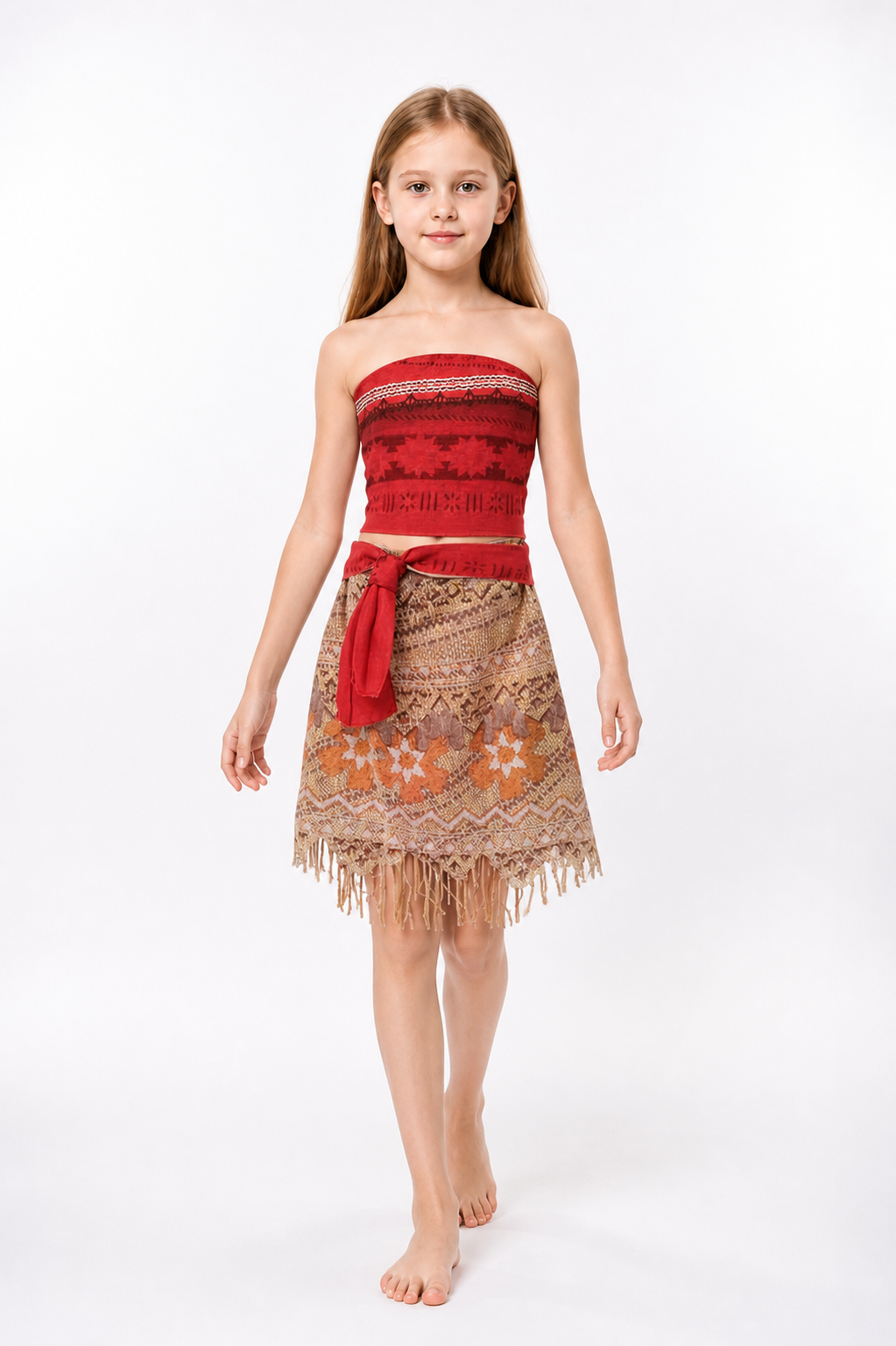 Moana Carnival Costume, Two-Piece, with Fringe Costumes detail 2