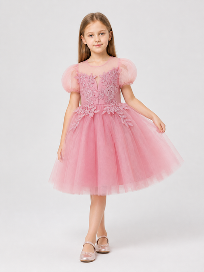 Children’s dressy princess dress with a full skirt product detail 2