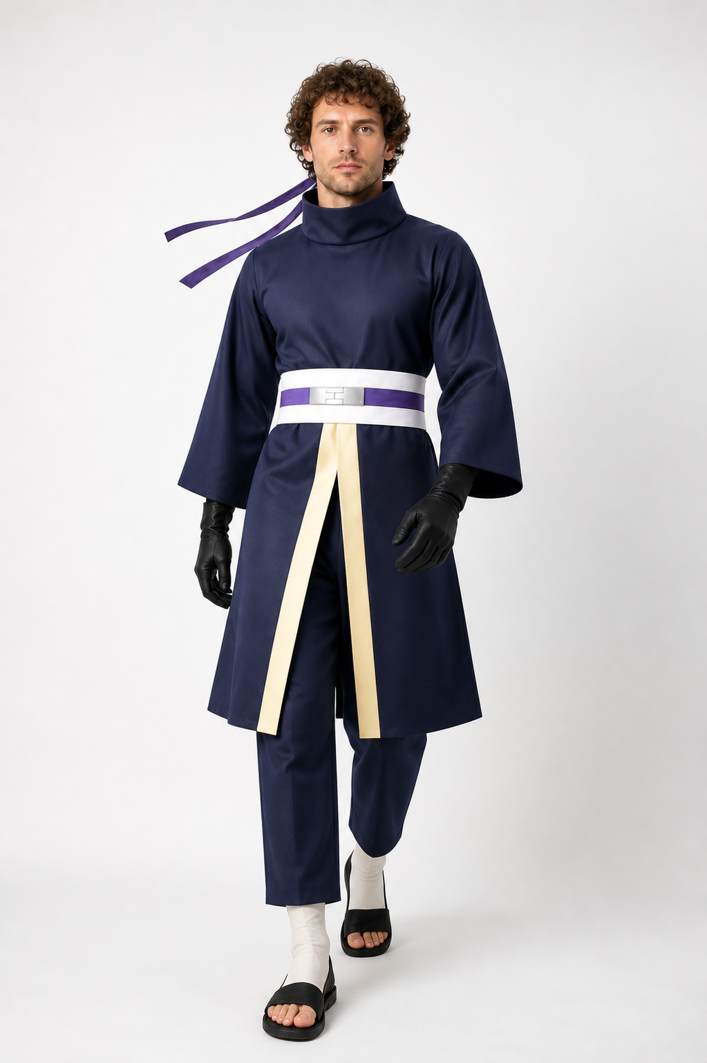 Obito Uchiha Akatsuki Cosplay Costume, Complete Set Costumes detail