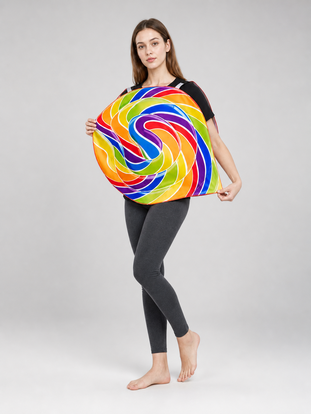 Candy Costume with Rainbow Pattern