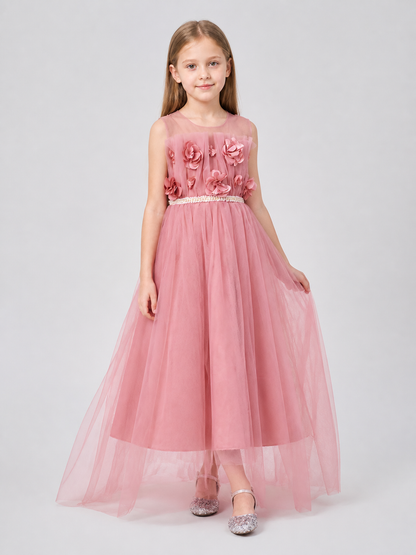 Dressy Dress with a Full Skirt, Bow, and Train Costume Dresses detail 2