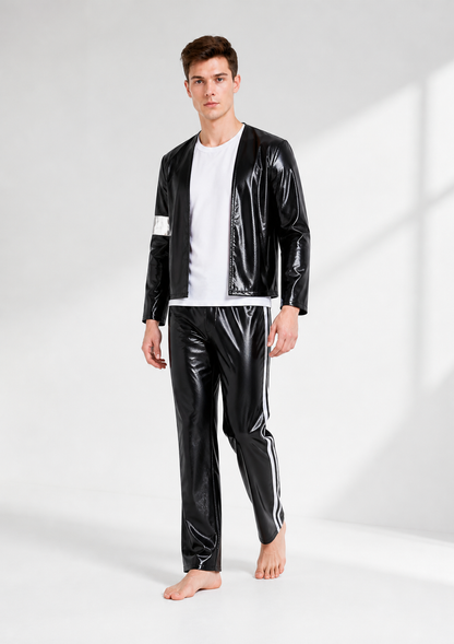 Stage Three-Piece Costume with a Shiny Jacket Costumes detail