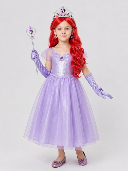 Princess Cosplay Accessories Set: Crown, Wig Costume Wigs detail 2