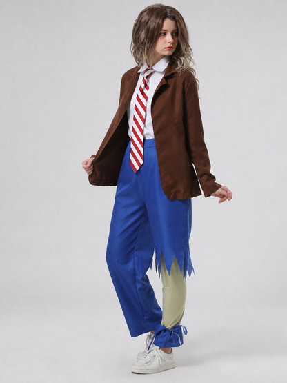 Zombie Costume with Headpiece for Stage Performances