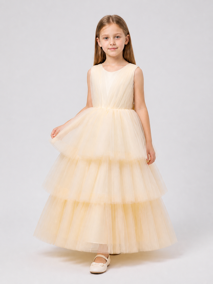 Full Tulle Princess Dress for Performances