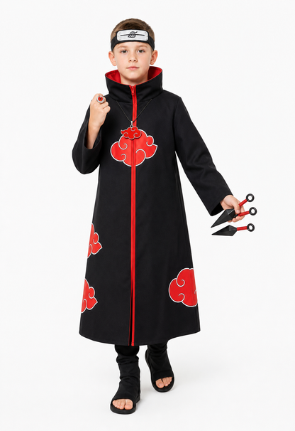 Akatsuki Costume with Red Clouds and Accessories Costume Accessories detail 2
