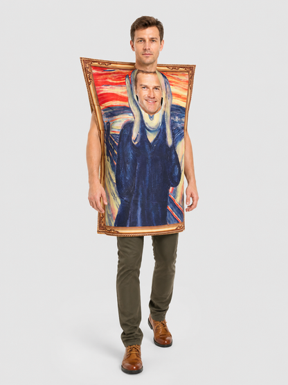 The Scream Cosplay Costume — Framed Painting, Adult product detail 2