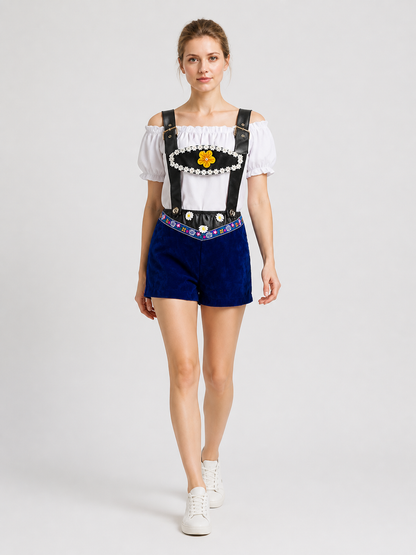Beer Festival Costume: White Blouse and Shorts Costumes detail 2