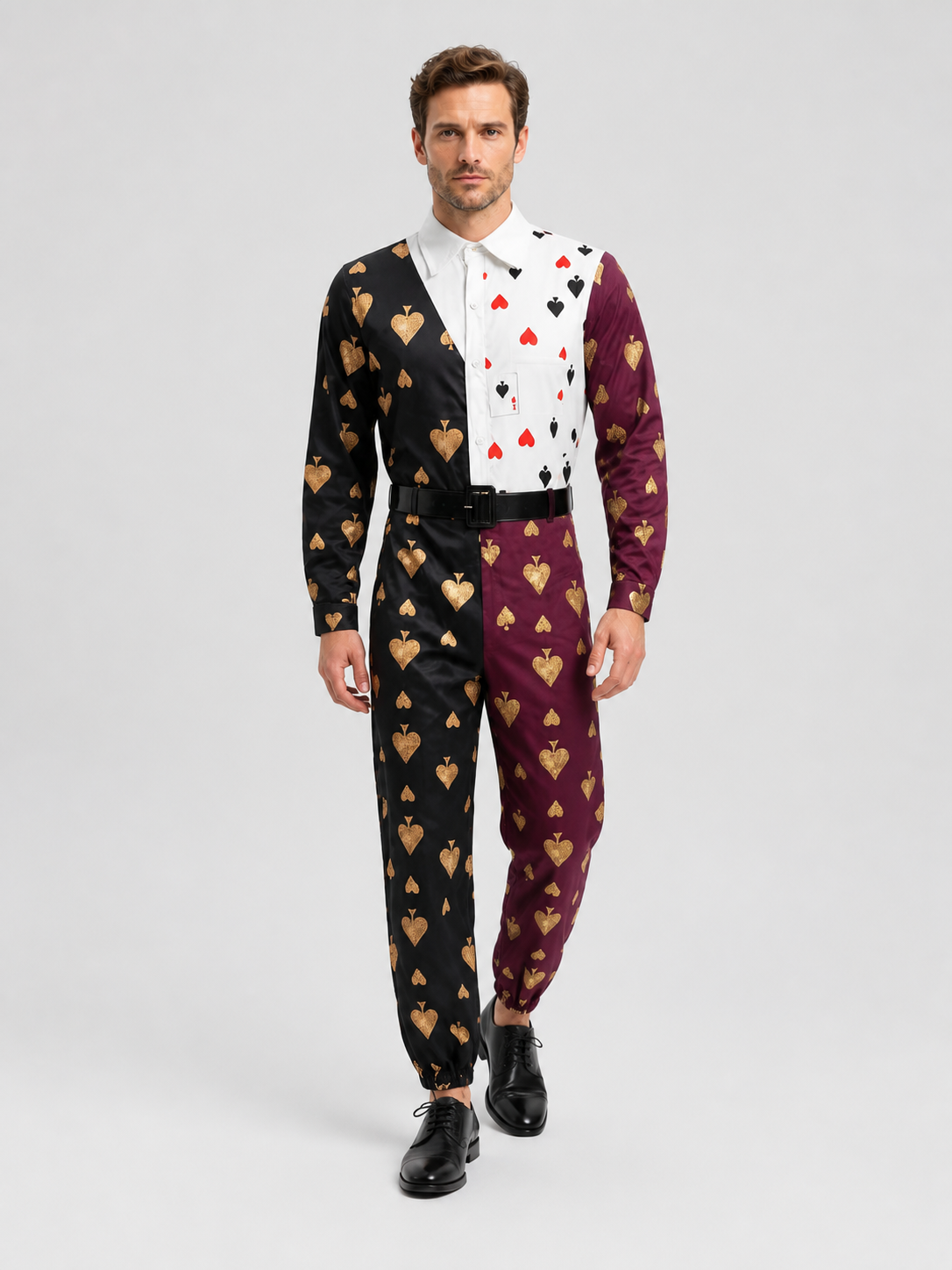 Halloween Playing Card Costume Jumpsuit Costumes detail
