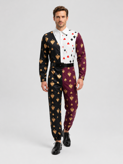 Halloween Playing Card Costume Jumpsuit Costumes detail
