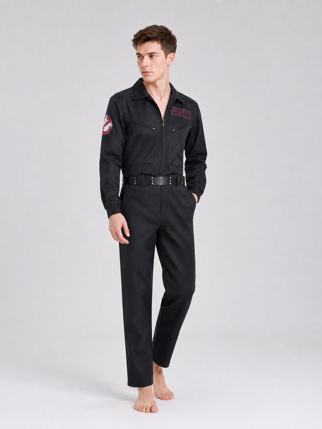 Black Ghostbusters Cosplay Jumpsuit