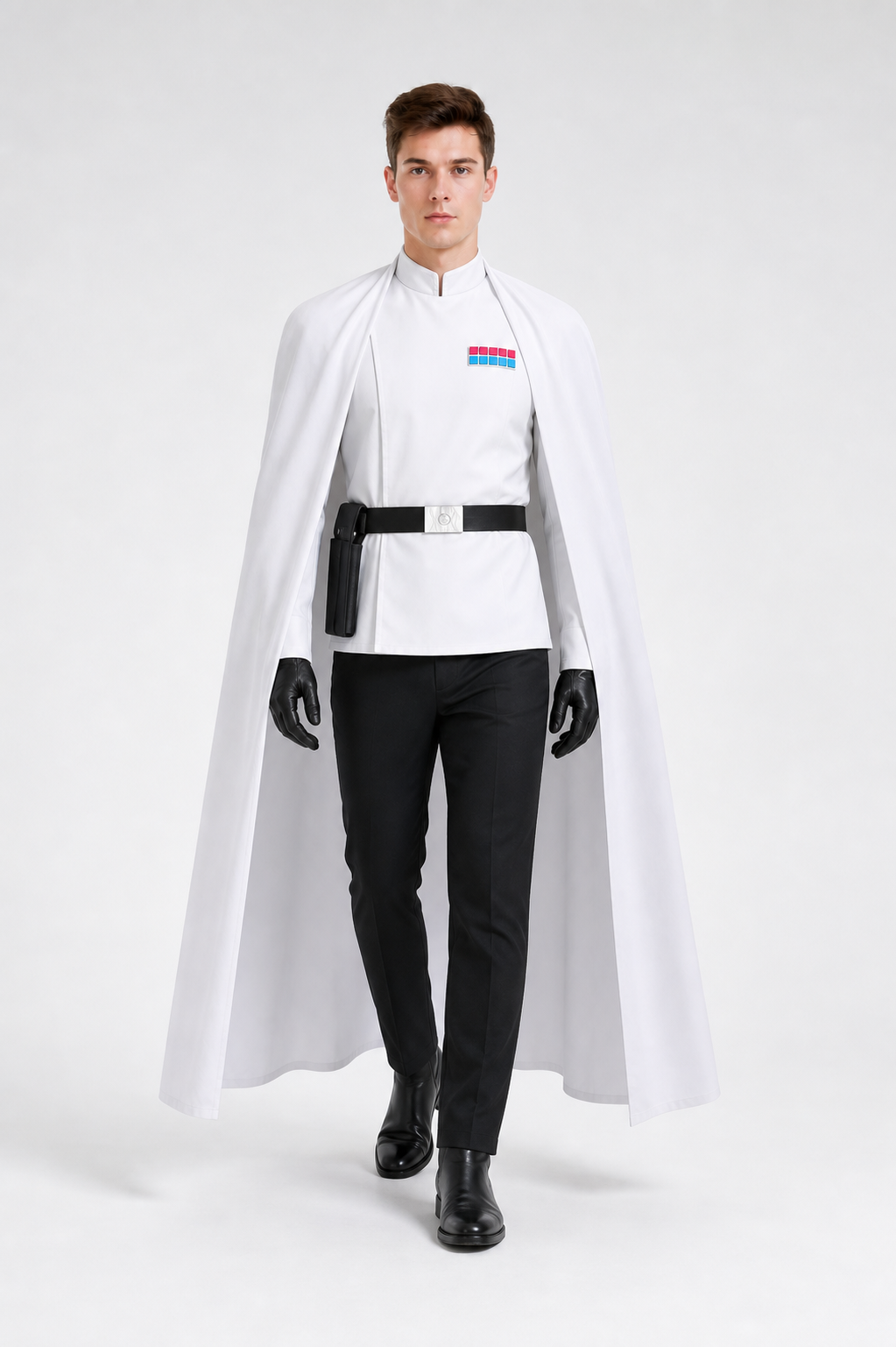 Cosplay Costume with Cape, Belt, and Gloves Costume Capes detail